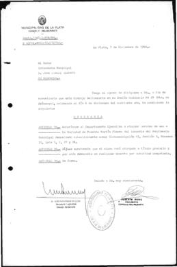 Ordenanza n° 5777 de 1984