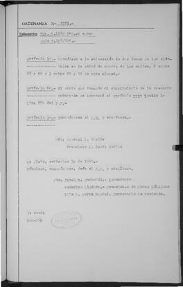 Ordenanza n° 1781 de 1949