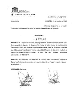 Ordenanza nº 12000 de 2020