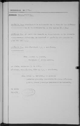Ordenanza n° 1780 de 1949