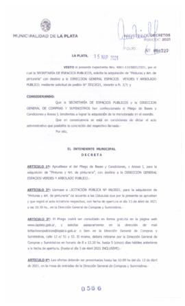 Decreto nº 566 de 2021, GARRO, Julio cesar