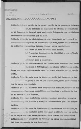 Ordenanza n° 1544 de 1949
