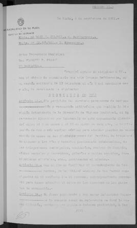 Ordenanza n° 2762 de 1961