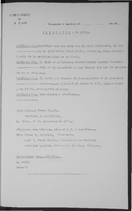 Ordenanza n° 1727 de 1949