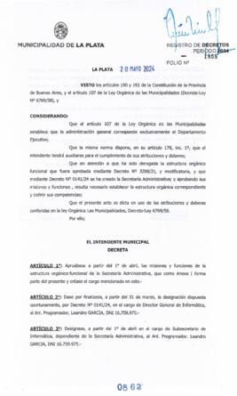 Decreto nº 862 de 2024, ALAK, Julio Cesar
