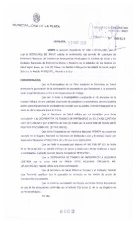 Decreto nº 662 de 2021, GARRO, Julio cesar