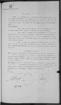 Ordenanza n° 4769 de 1980
