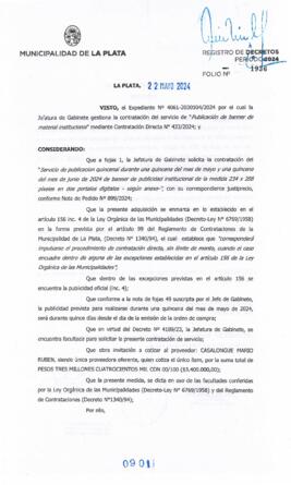 Decreto nº 901 de 2024, ALAK, Julio Cesar