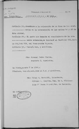 Ordenanza n° 1641 de 1949
