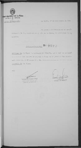 Ordenanza n° 7573 de 1990