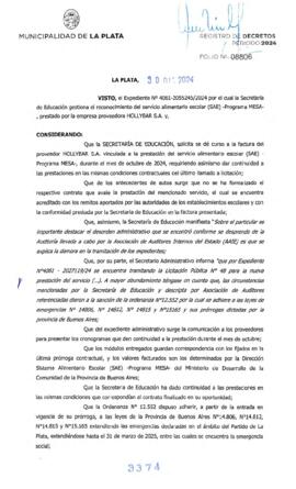 Decreto nº 3374 de 2024, ALAK, Julio Cesar