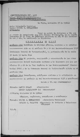 Ordenanza n° 3228 de 1964