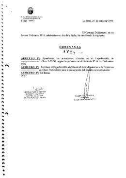 Ordenanza nº 9714 de 2004