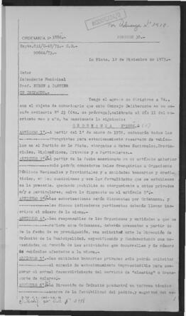 Ordenanza n° 3886 de 1973
