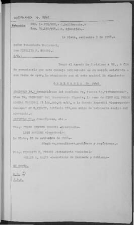 Ordenanza n° 2248 de 1958