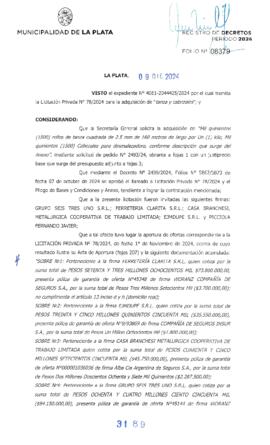 Decreto nº 3189 de 2024, ALAK, Julio Cesar