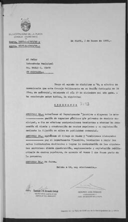 Ordenanza n° 7152 de 1989