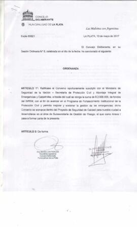 Ordenanza nº 11504 de 2017