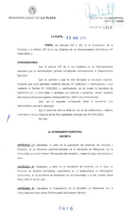 Decreto nº 616 de 2025, ALAK, Julio Cesar