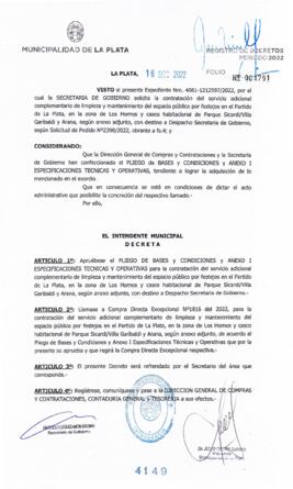 Decreto nº 4149 de 2022, GARRO, Julio cesar