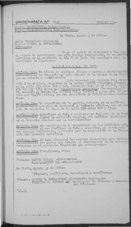Ordenanza n° 3114 de 1964