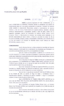 Decreto nº 2413 de 2021, GARRO, Julio cesar