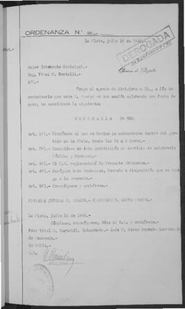 Ordenanza n° 956 de 1948