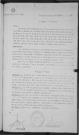 Ordenanza n° 4933 de 1981
