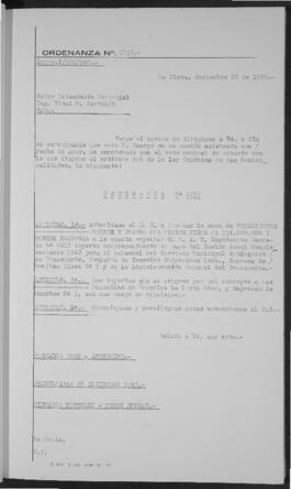 Ordenanza n° 1235 de 1948
