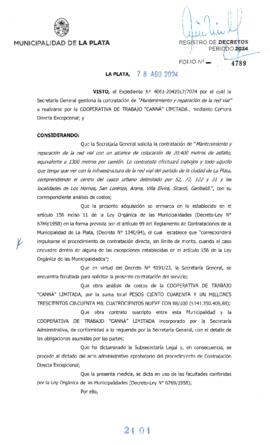 Decreto nº 2101 de 2024, ALAK, Julio Cesar