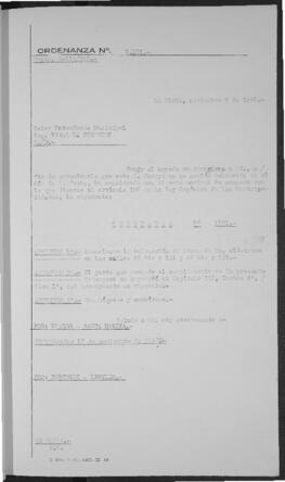Ordenanza n° 1151 de 1948