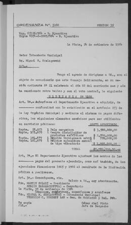 Ordenanza n° 3168 de 1964