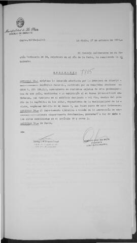 Ordenanza n° 7785 de 1991