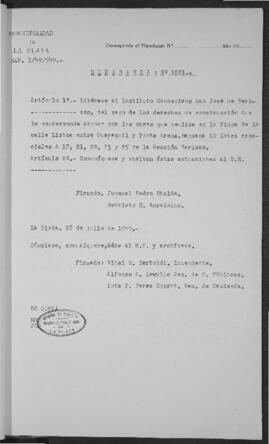 Ordenanza n° 1623 de 1949