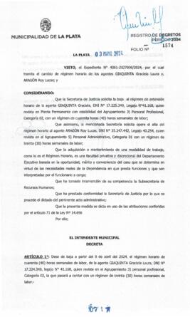 Decreto nº 717 de 2024, ALAK, Julio Cesar