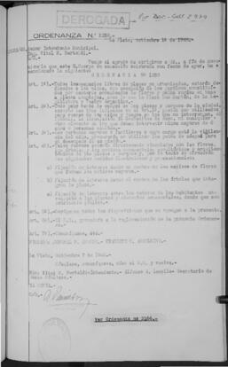 Ordenanza n° 1030 de 1948