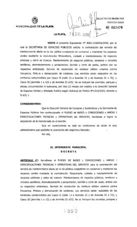 Decreto nº 1957 de 2020, GARRO, Julio cesar