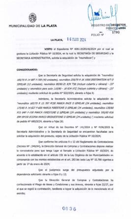 Decreto nº 836 de 2024, ALAK, Julio Cesar