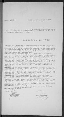 Ordenanza n° 8759 de 1997
