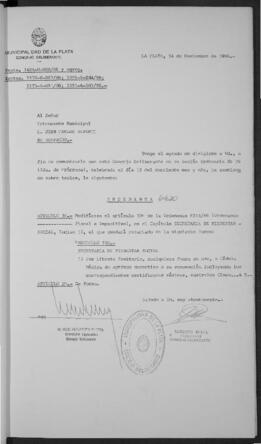 Ordenanza n° 6420 de 1986