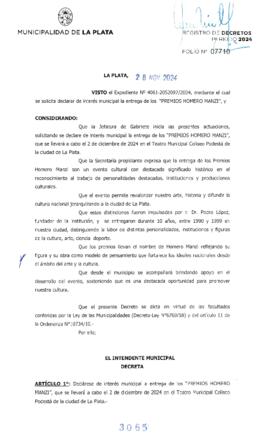 Decreto nº 3065 de 2024, ALAK, Julio Cesar