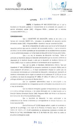 Decreto nº 3155 de 2024, ALAK, Julio Cesar