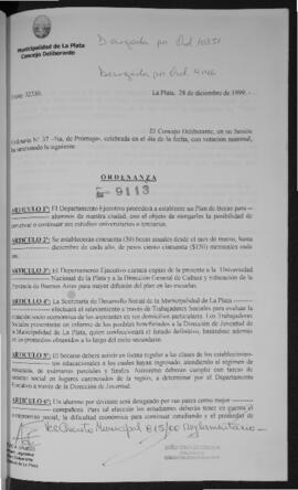 Ordenanza n° 9113 de 1999