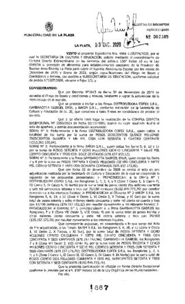 Decreto nº 1887 de 2020, GARRO, Julio cesar