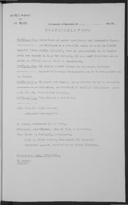 Ordenanza n° 1718 de 1949