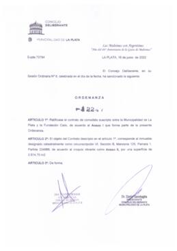 Ordenanza nº 12247 de 2022