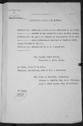 Ordenanza n° 1600 de 1949