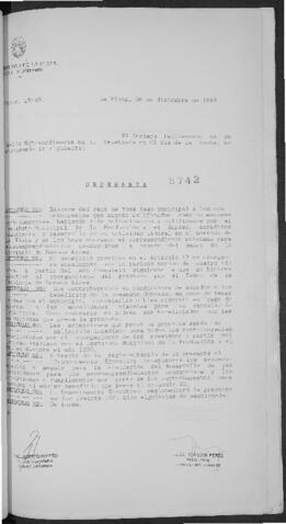 Ordenanza n° 8742 de 1996