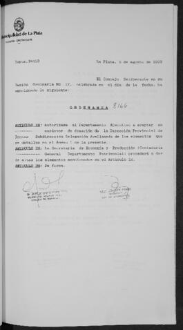 Ordenanza n° 8166 de 1993