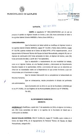 Decreto nº 2463 de 2024, ALAK, Julio Cesar